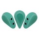 Les perles par Puca® Amos kralen Opaque green turquoise 63130
